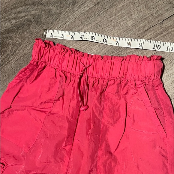rue21 hot pink cargo drawstring pants - Picture 6 of 7